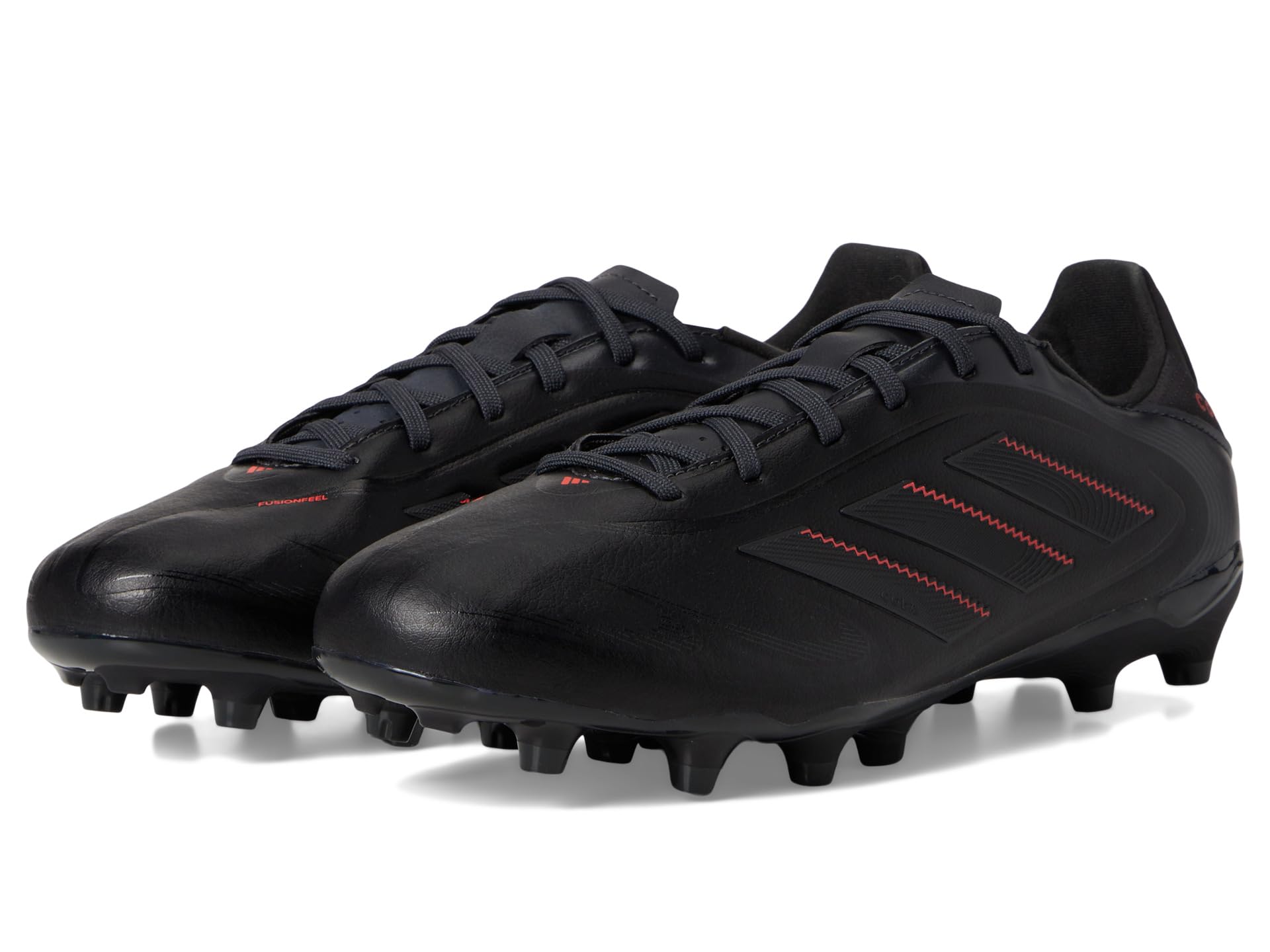 Кроссовки Unisex adidas Copa Pure 3 League Firm Ground/Multi Ground Soccer Cleats, цвет Black/Carbon/Lucid Red