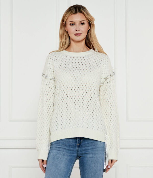

Свитер Эллис Relaxed fit Guess Jeans, экрю