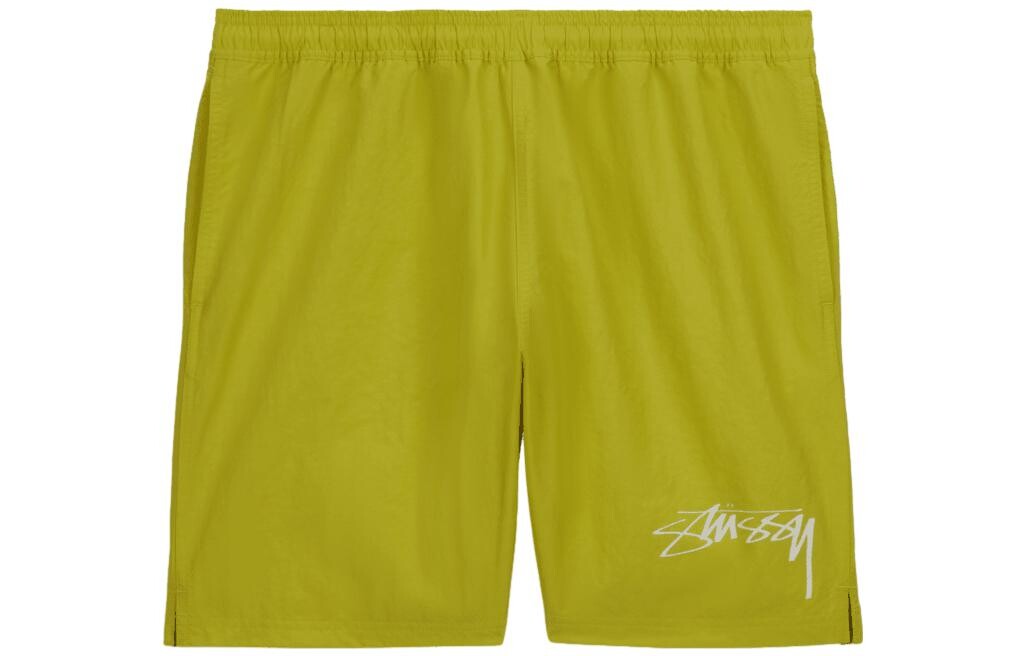Шорты X Stüssy желтые Nike, светло-зеленый — фото 2