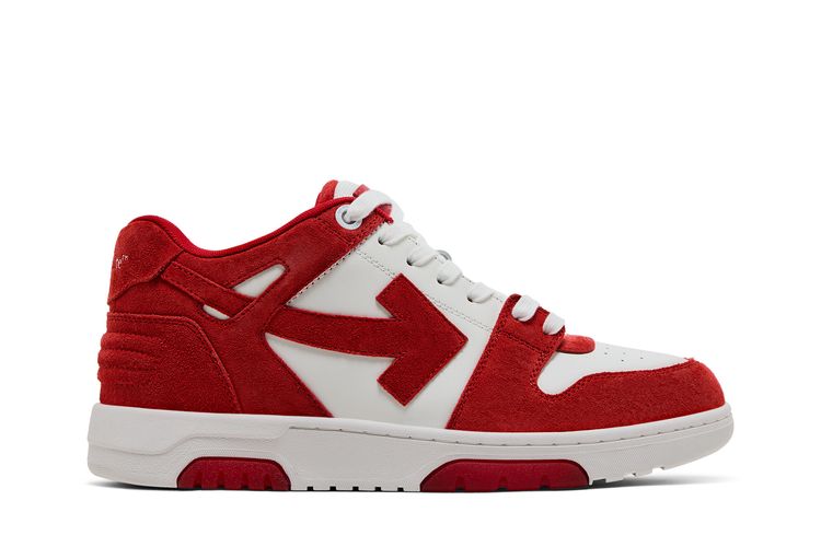 

Кроссовки Off-White Out of Office 'Brick Red White', красный