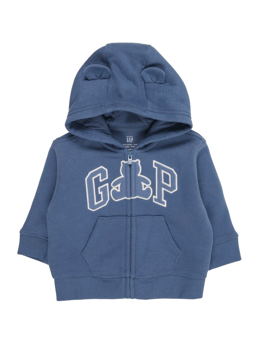 

Худи с капюшоном на молнии GAP, Dusty blue
