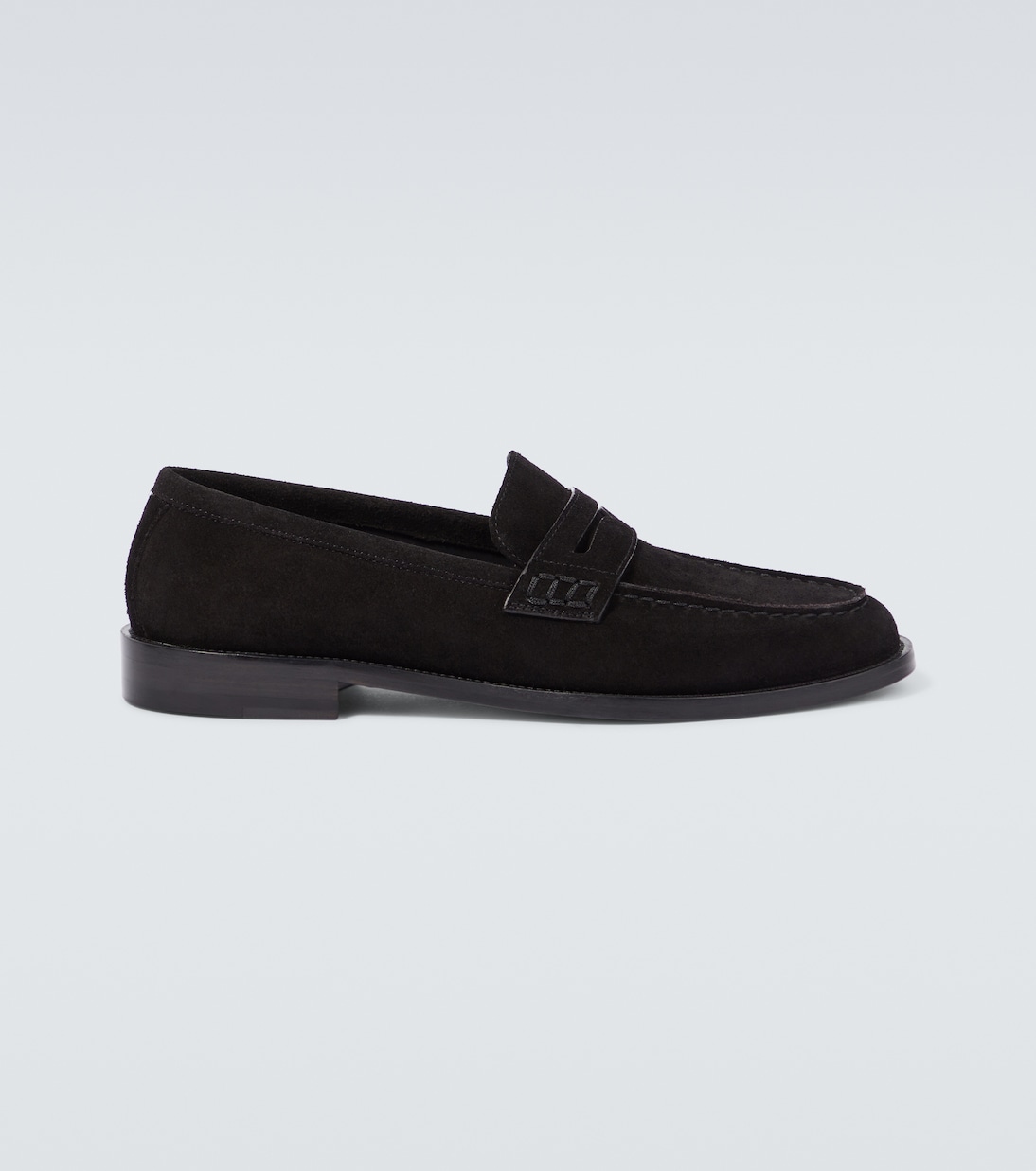 

Перри замшевые пенни-лоферы Manolo Blahnik, 0015 Blck