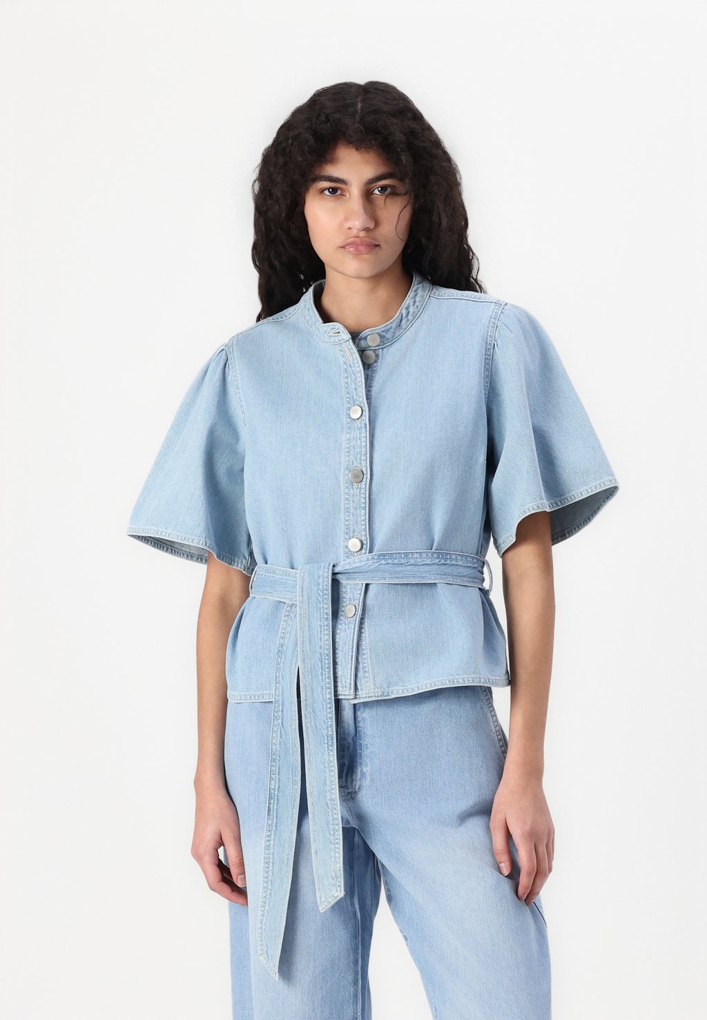 

Блуза INGRID SHIRT MSCH Copenhagen, деним
