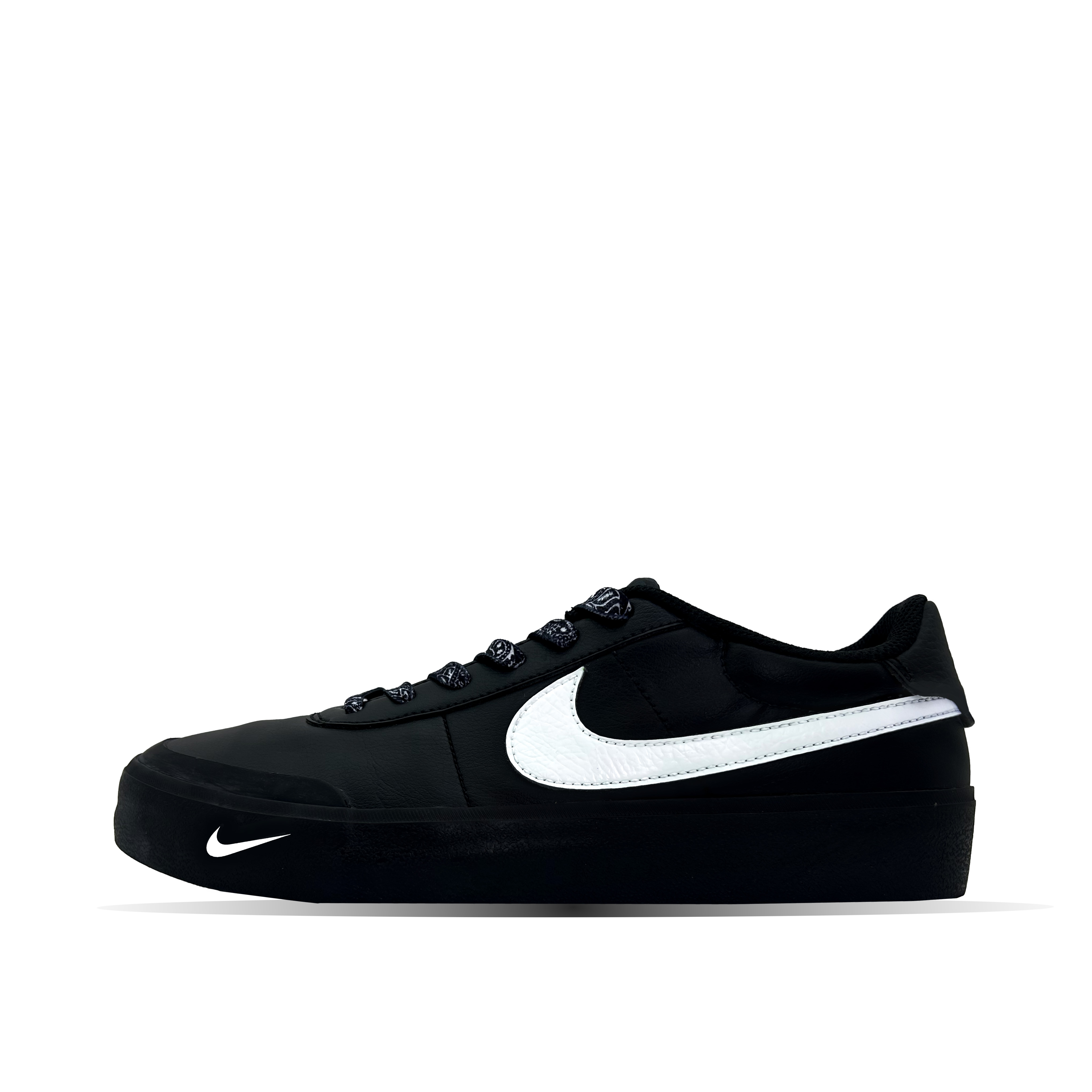 

Nike Кроссовки для скейтбординга Court Shot Night Hunt, износостойкие, нескользящие, низкие, мужские, черно-белые
