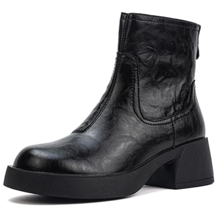 

Ботильоны женские Help, цвет Black Fleece-Lined