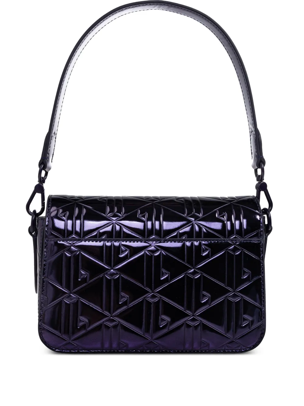 

Сумка на плечо с геометрическим узором Lacoste, фиолетовый