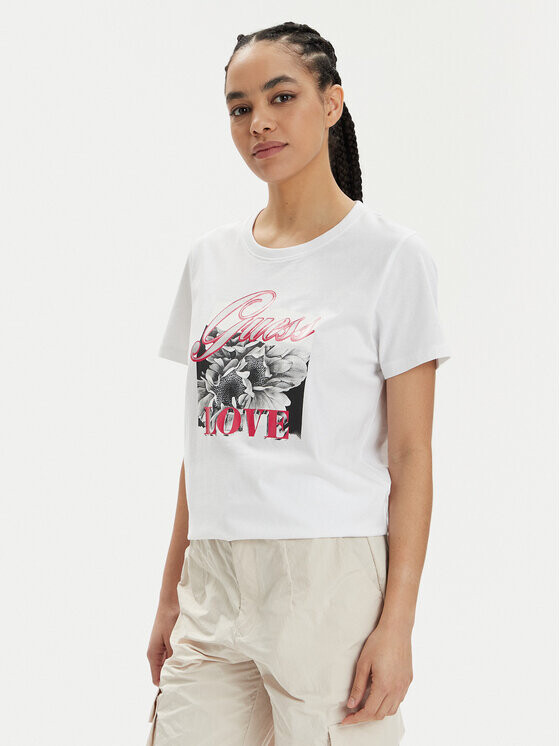

Футболка стандартного кроя Guess, белый