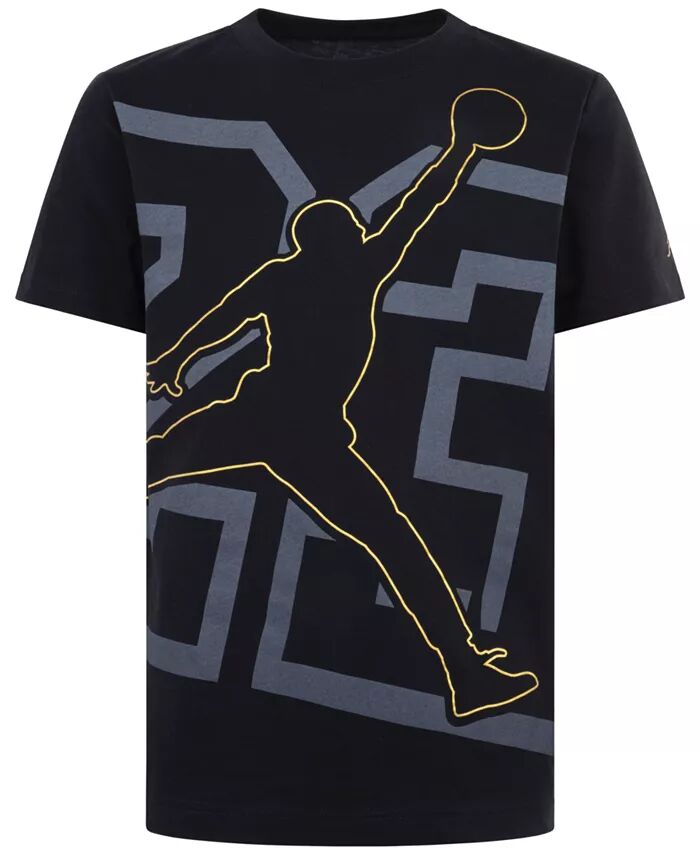 

Футболка Big Boys Jumpman Shine с графическим принтом Jordan, черный