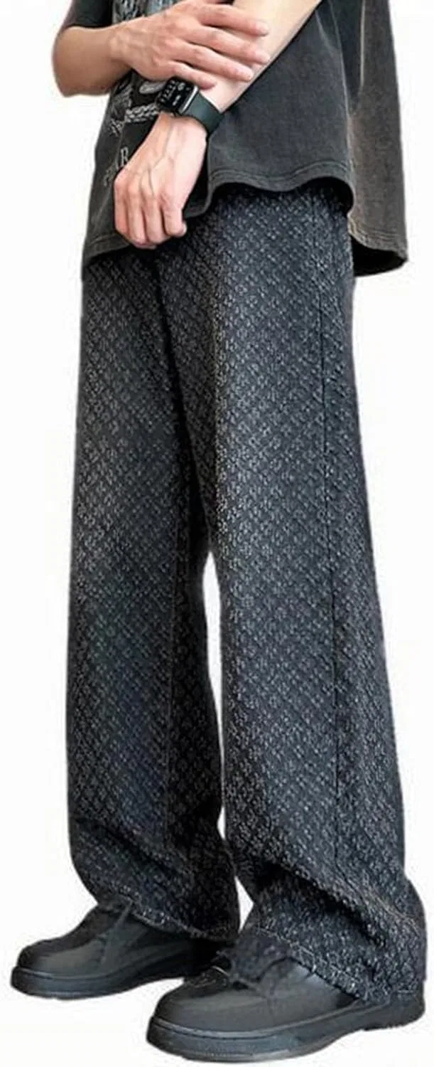 Джинсы повседневные свободные Men's Casual Loose Fit, черный