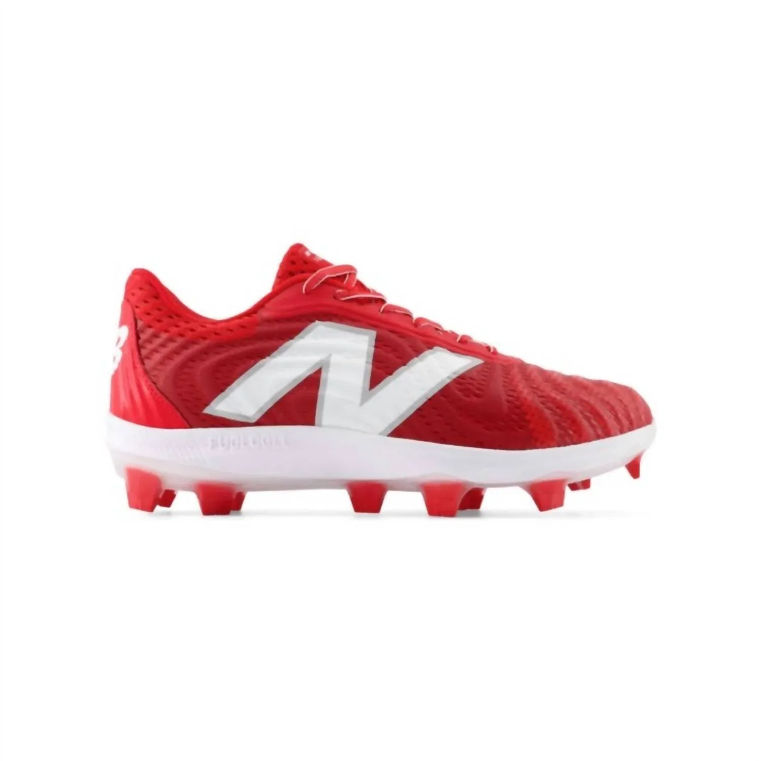 New Balance Мужские беговые кроссовки Fuelcell 4040V7 с формованными шипами, красные