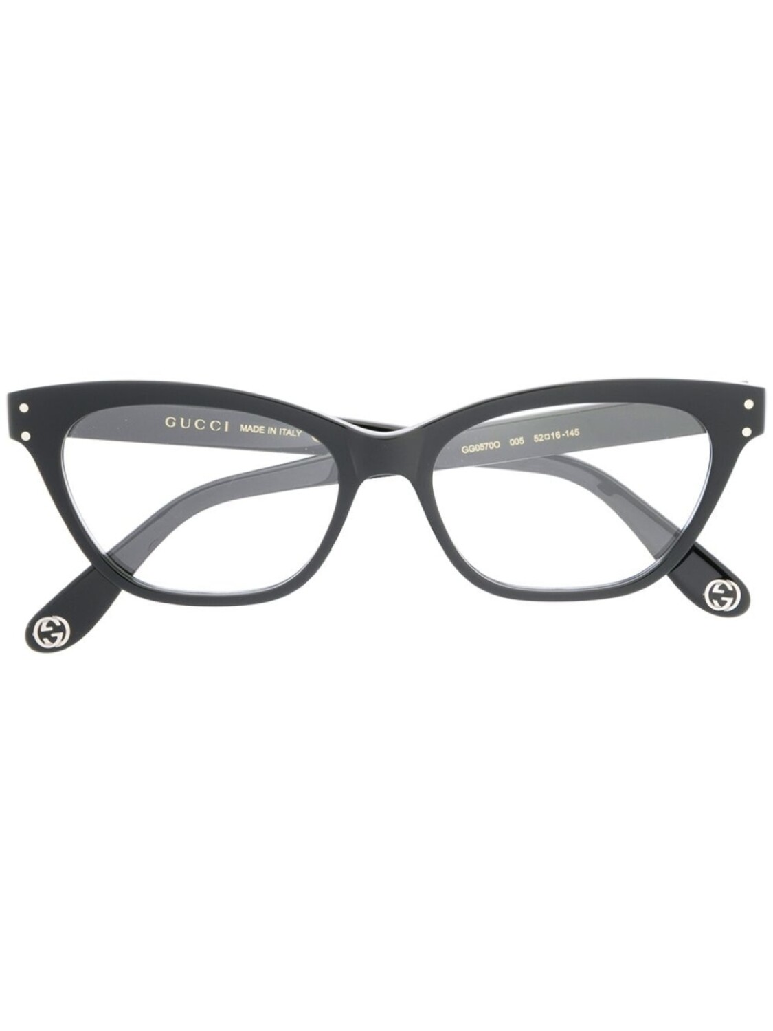 

Gucci Eyewear очки в оправе 'кошачий глаз', черный