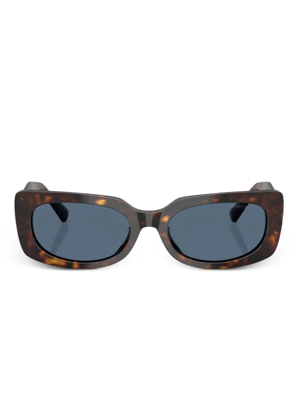 

Солнцезащитные очки в прямоугольной оправе Jimmy Choo Eyewear, коричневый