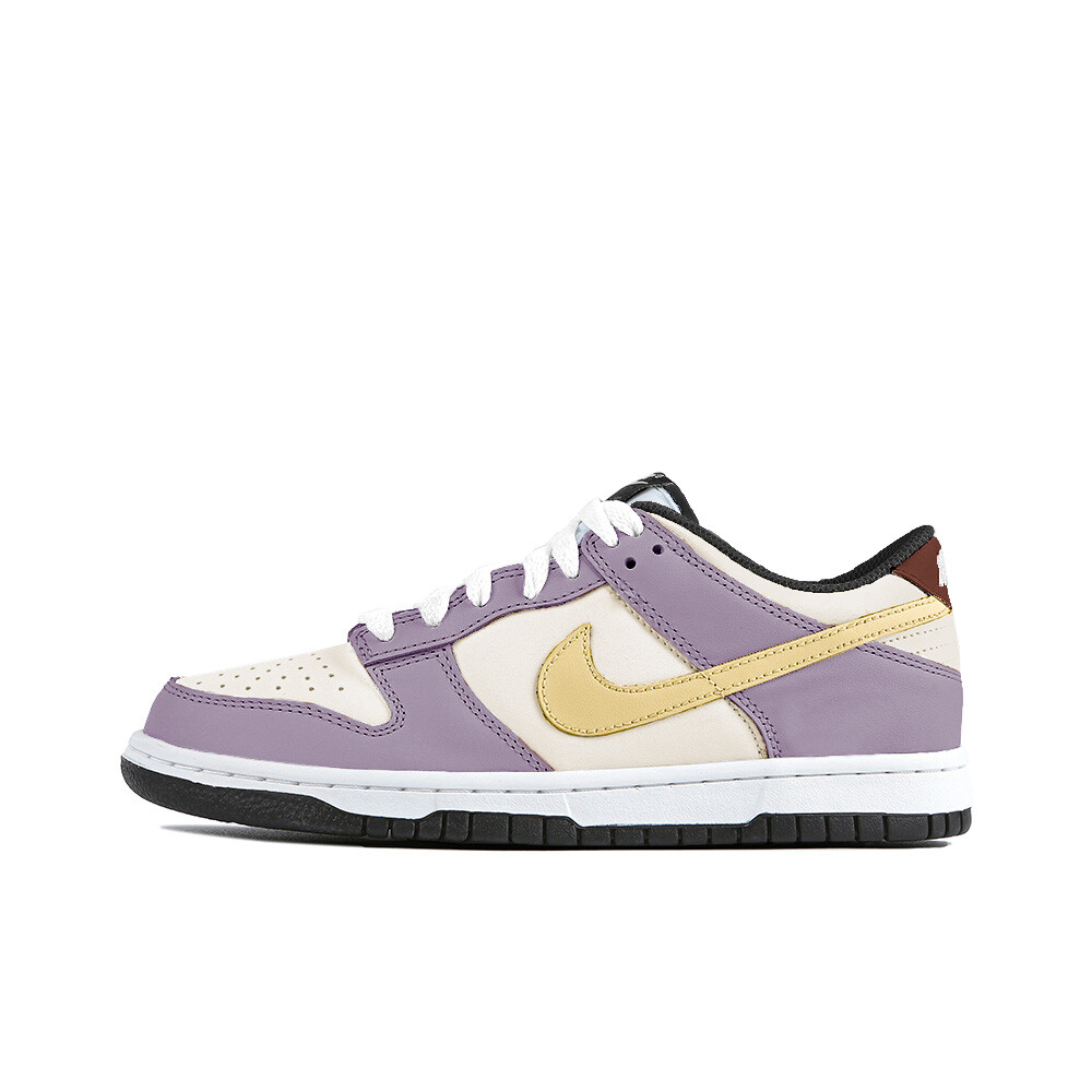 

Кроссовки Nike Dunk Skateboarding Shoes Women's Low-top Beige/Purple/Brown/Yellow, светло-фиолетовый