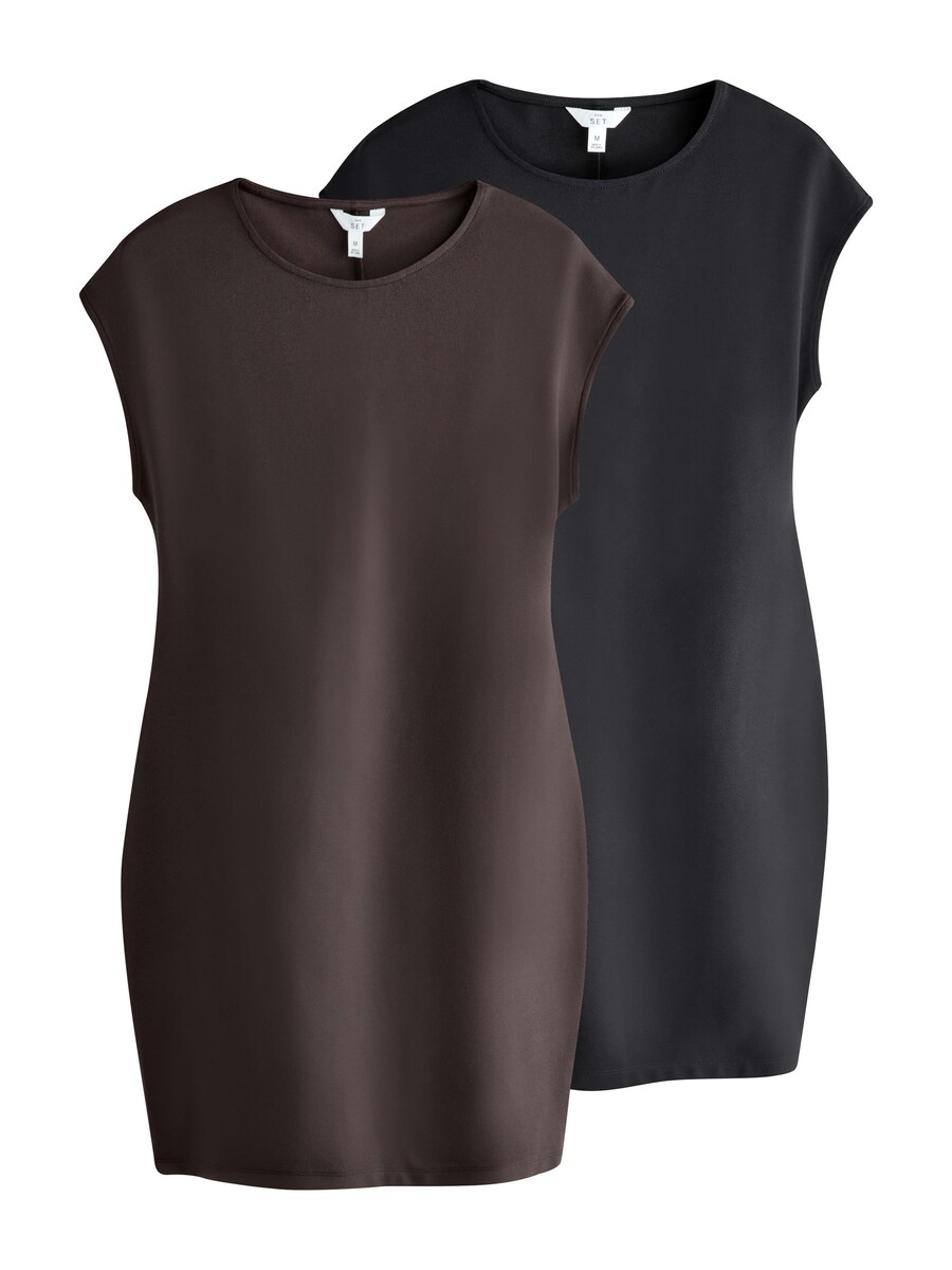 

Платье The Set, темно-коричневый/черный