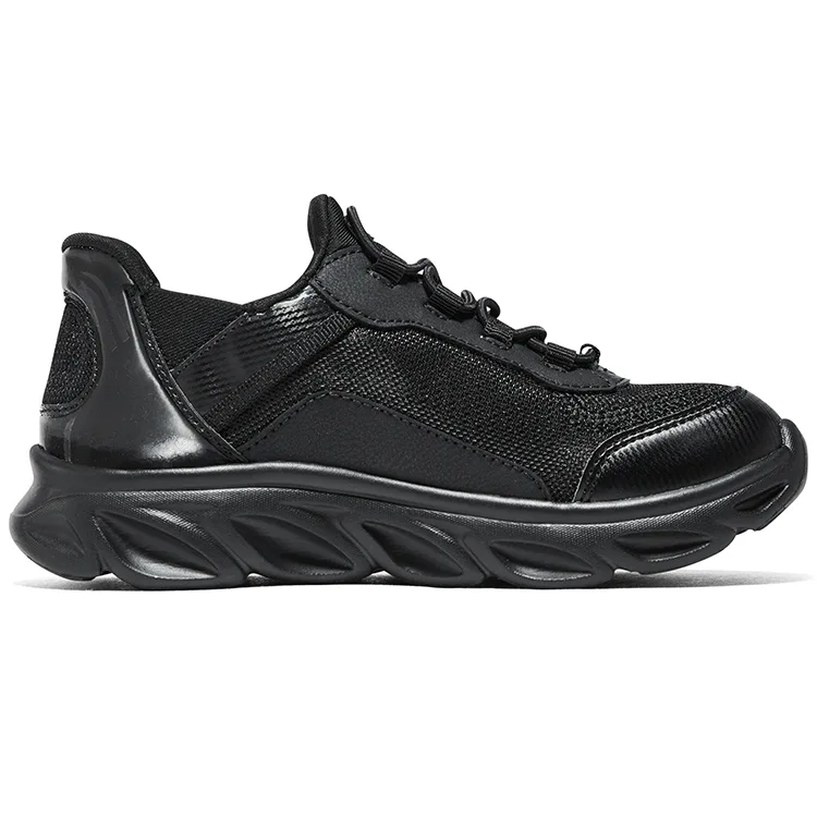 Skechers Kids Кроссовки для бега низкие повседневные тканевые нескользящие износостойкие All Black/BBK Kids' — фото 2