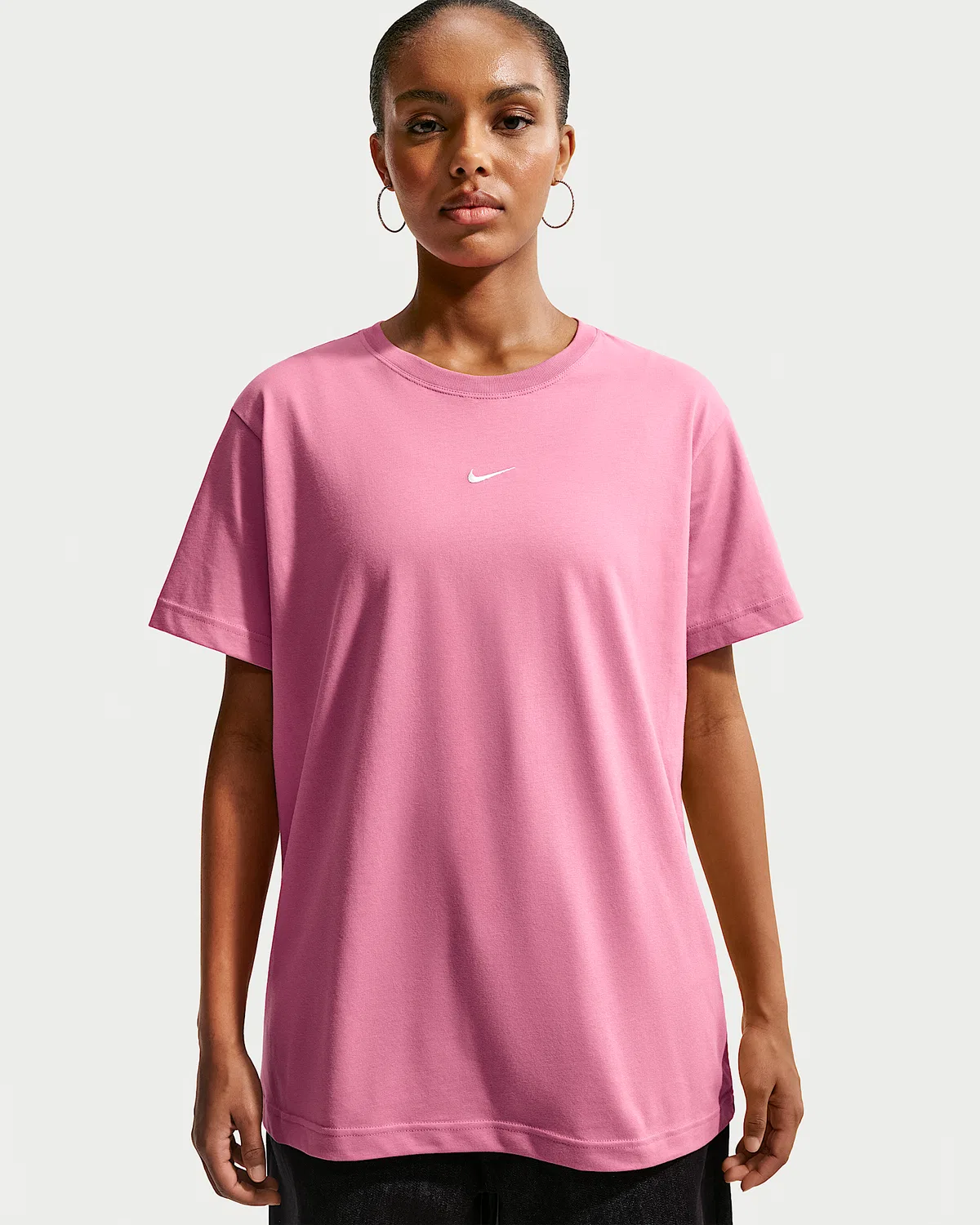 Женская оверсайз футболка Nike Sportswear Classic, Peony/Sail