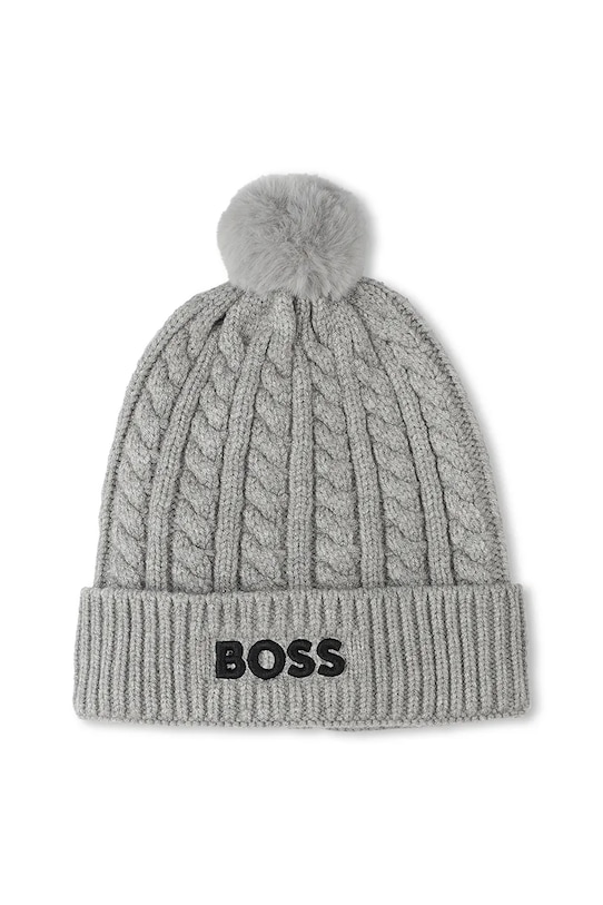 

Детская шапка Boss, серый