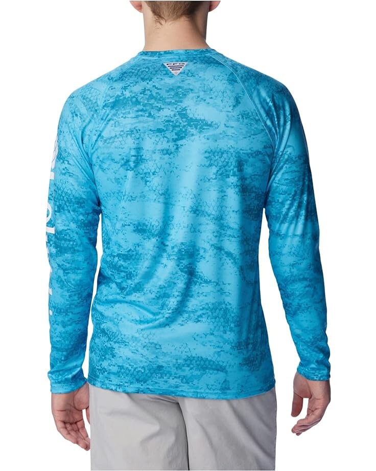 

Рубашка Columbia Super Terminal Tackle Long Sleeve Shirt, цвет Riptide PFG Camo