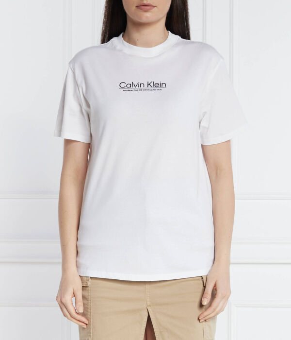 

Координаты футболки Regular fit Calvin Klein, белый