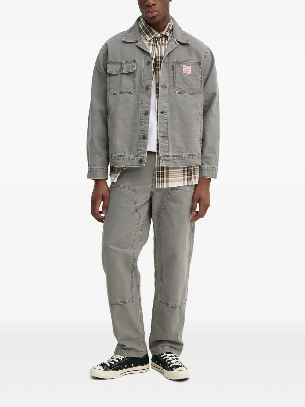 

568 хлопковые джинсы Levi's, серый