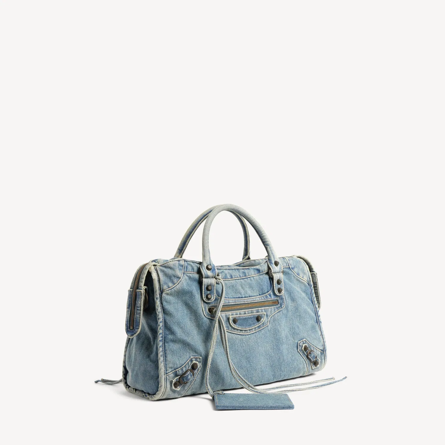Женская сумка Le City Bag Medium синего цвета BALENCIAGA, синий — фото 2