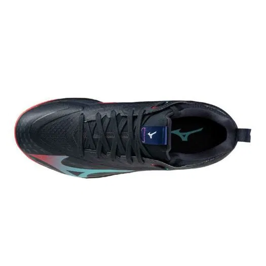 Кроссовки для настольного тенниса «Wave Drive NEO4» от Mizuno, Dark Gray X Red X Blue — фото 4