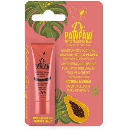 

Pawpaw Тональный персиково-розовый бальзам для губ и кожи 10мл, Dr. Pawpaw Original Balm