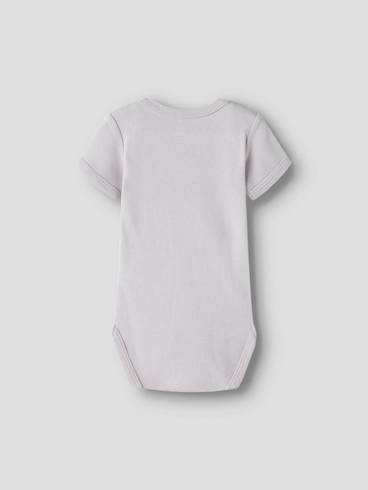 Name it Комплект из 3 боди с короткими рукавами NBFBODY 3P S/S FLOWER в цвете Jet Stream — фото 4