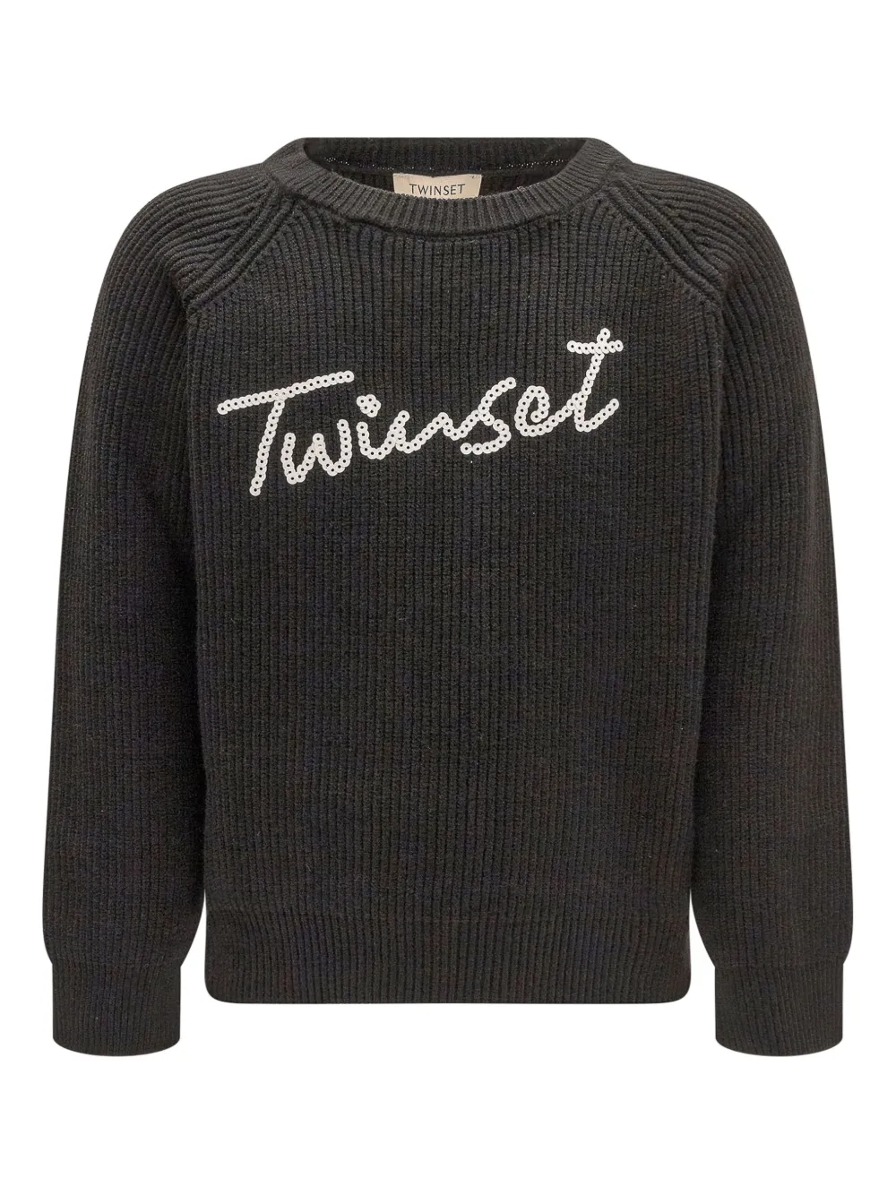 

Толстовка с логотипом TWINSET Kids, черный