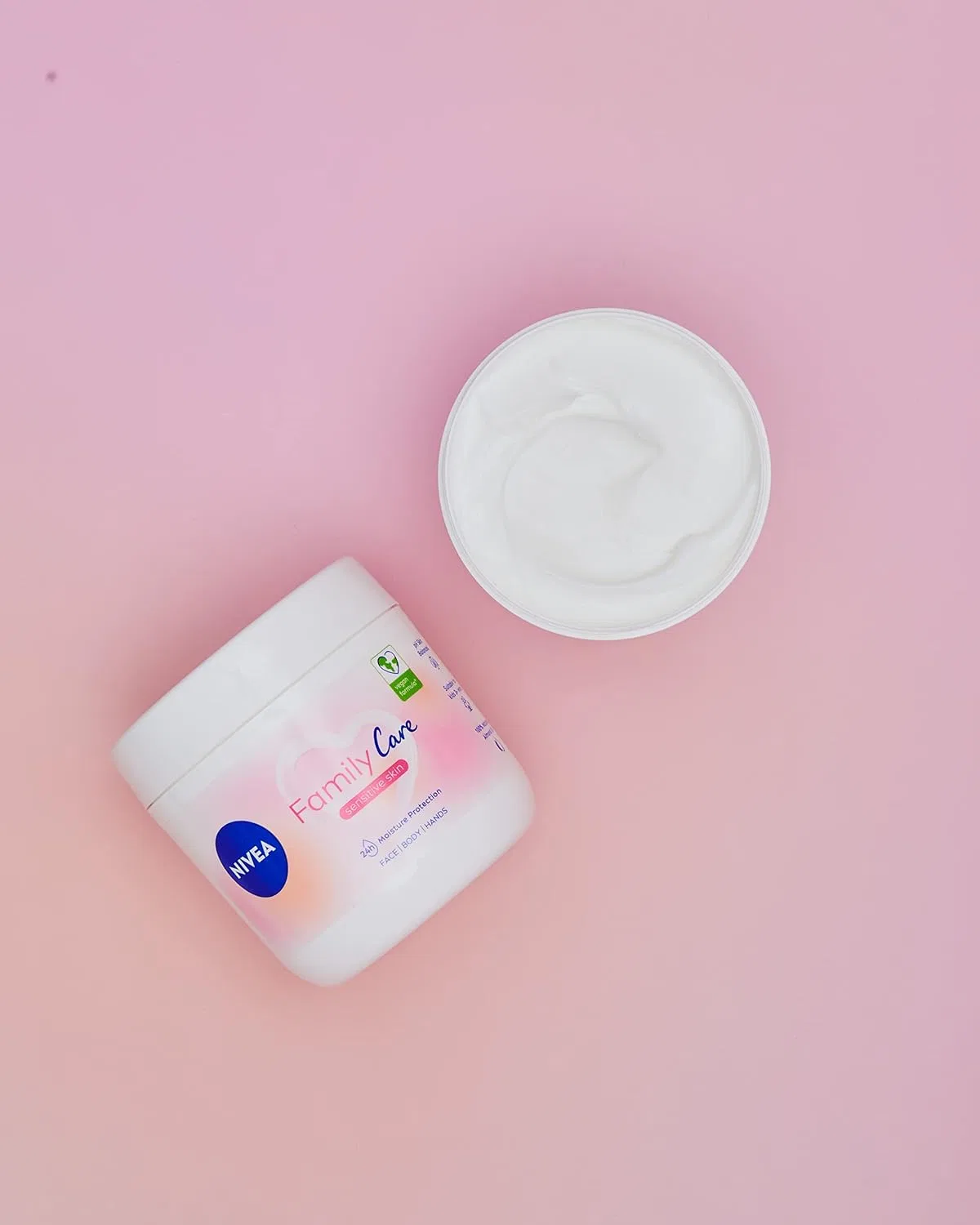 Крем для лица Nivea — Легкий увлажняющий для тела, лица и рук Family Care, , Cream, 450 мл — фото 4