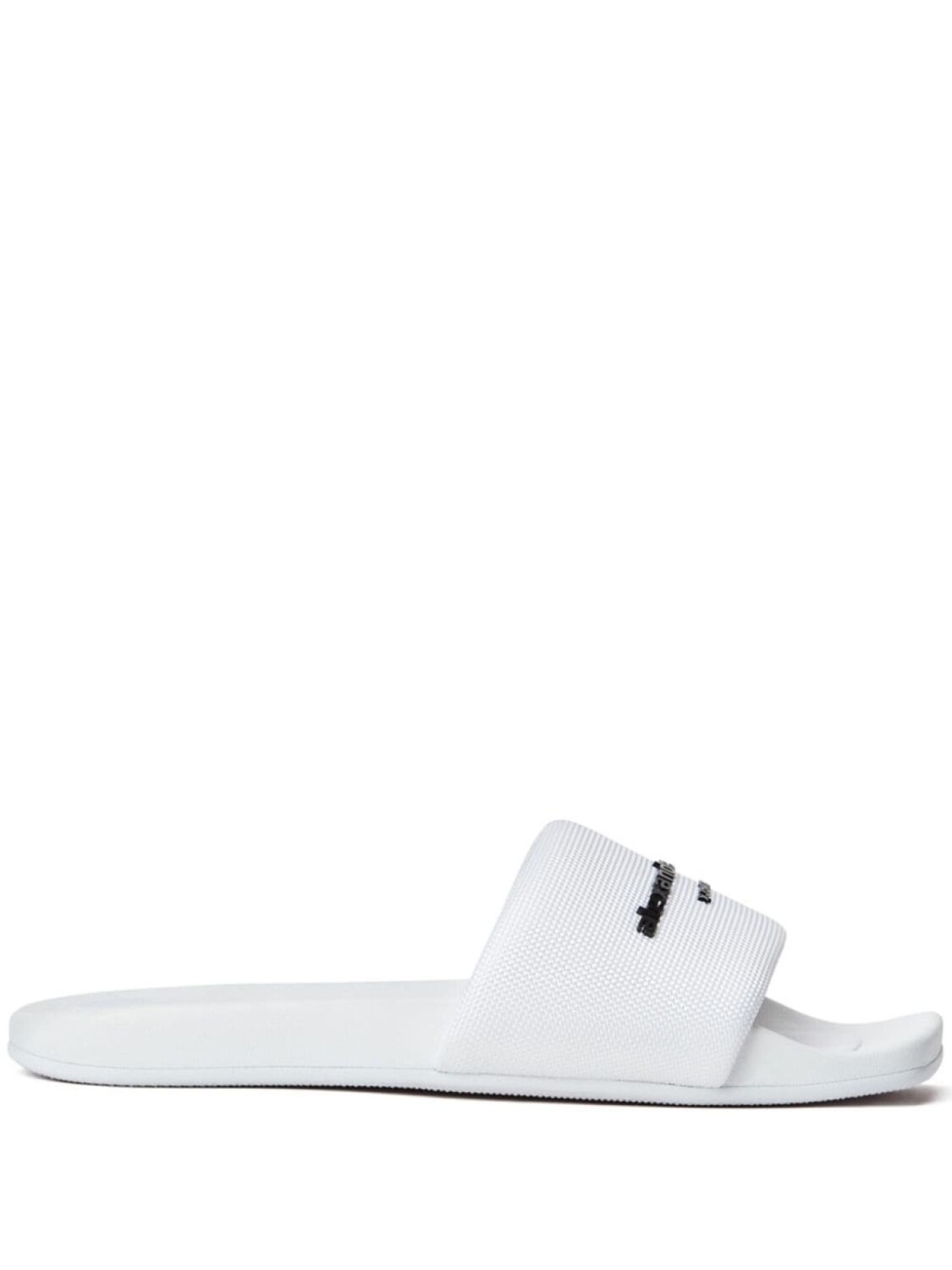 

Alexander Wang слайды с тисненым логотипом Aw Pool, белый