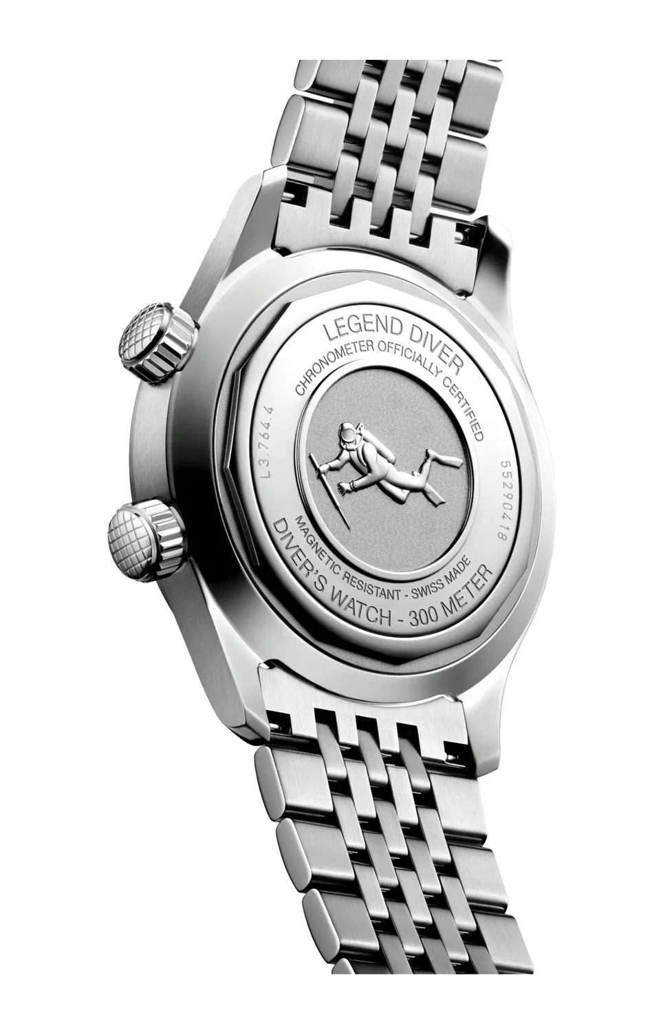 Лонжин Легенда Дайвер 39 мм - L3.764.4.96.6 LONGINES, золотой — фото 4