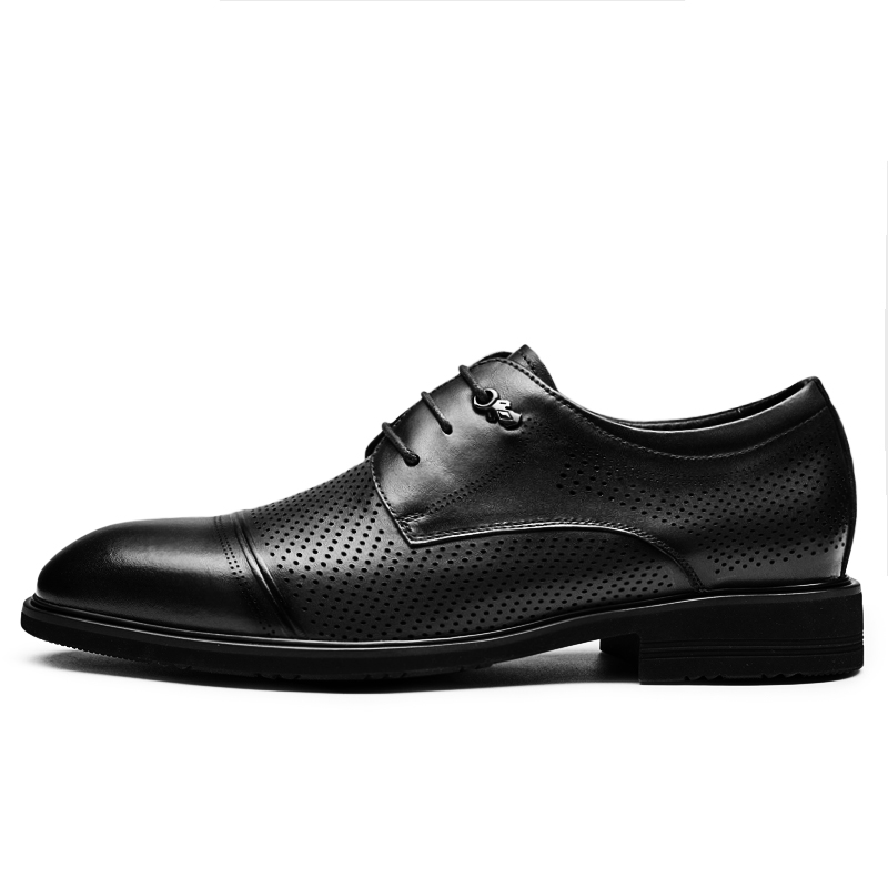 

Деловые кожаные туфли мужские GOG, Black Height Increasing 6.5Cm-L0923871Za