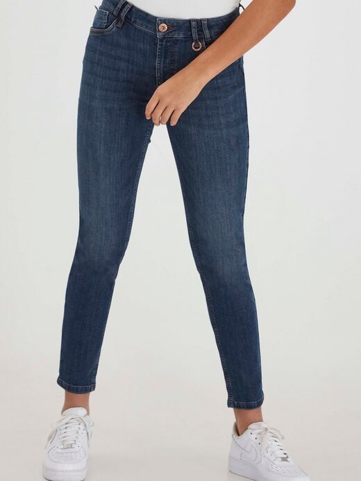 

Джинсы скинни пзанна Pulz Jeans, серый