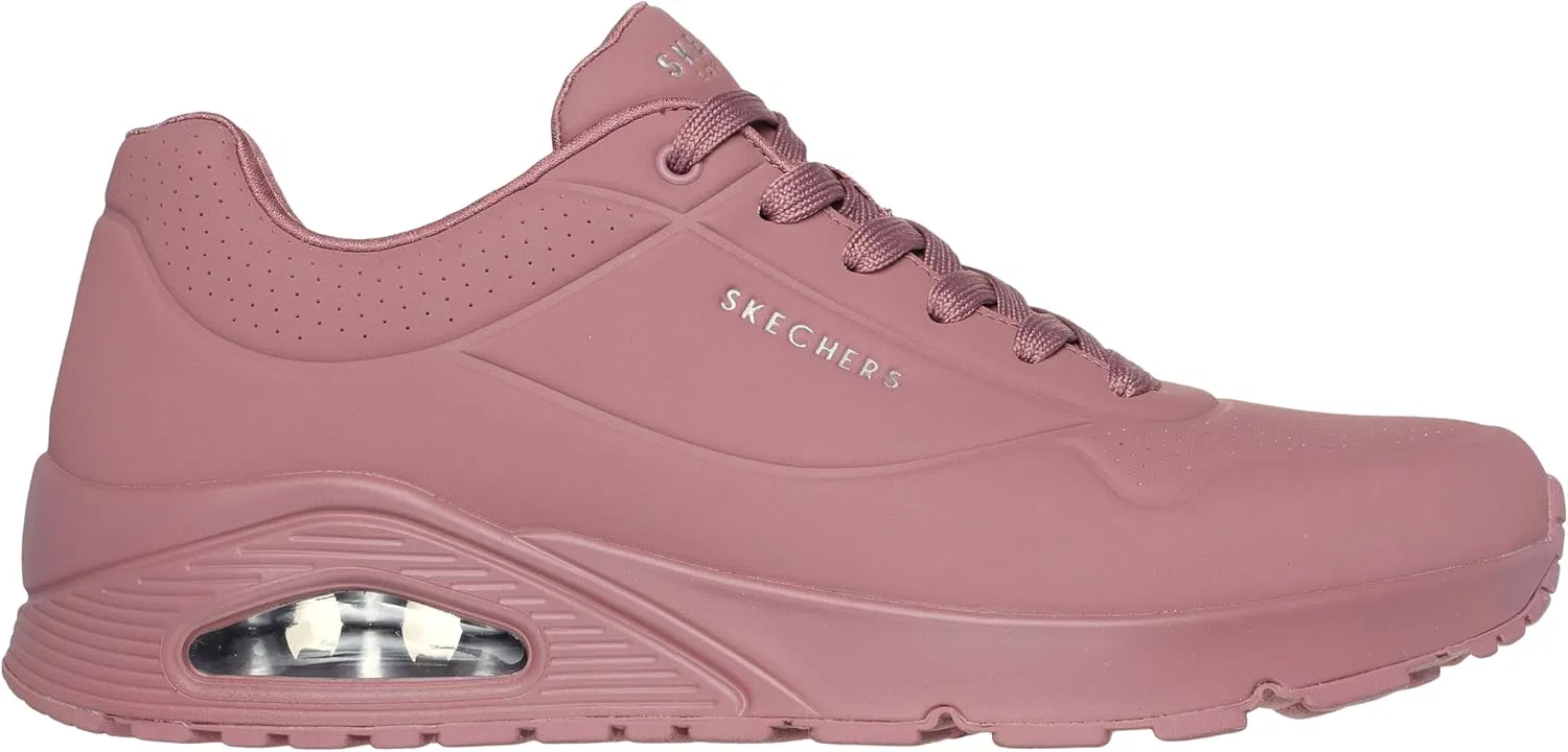 Мужские кроссовки Skechers UNO Stand On Air, Ash Rose Durabuck Mesh — фото 2