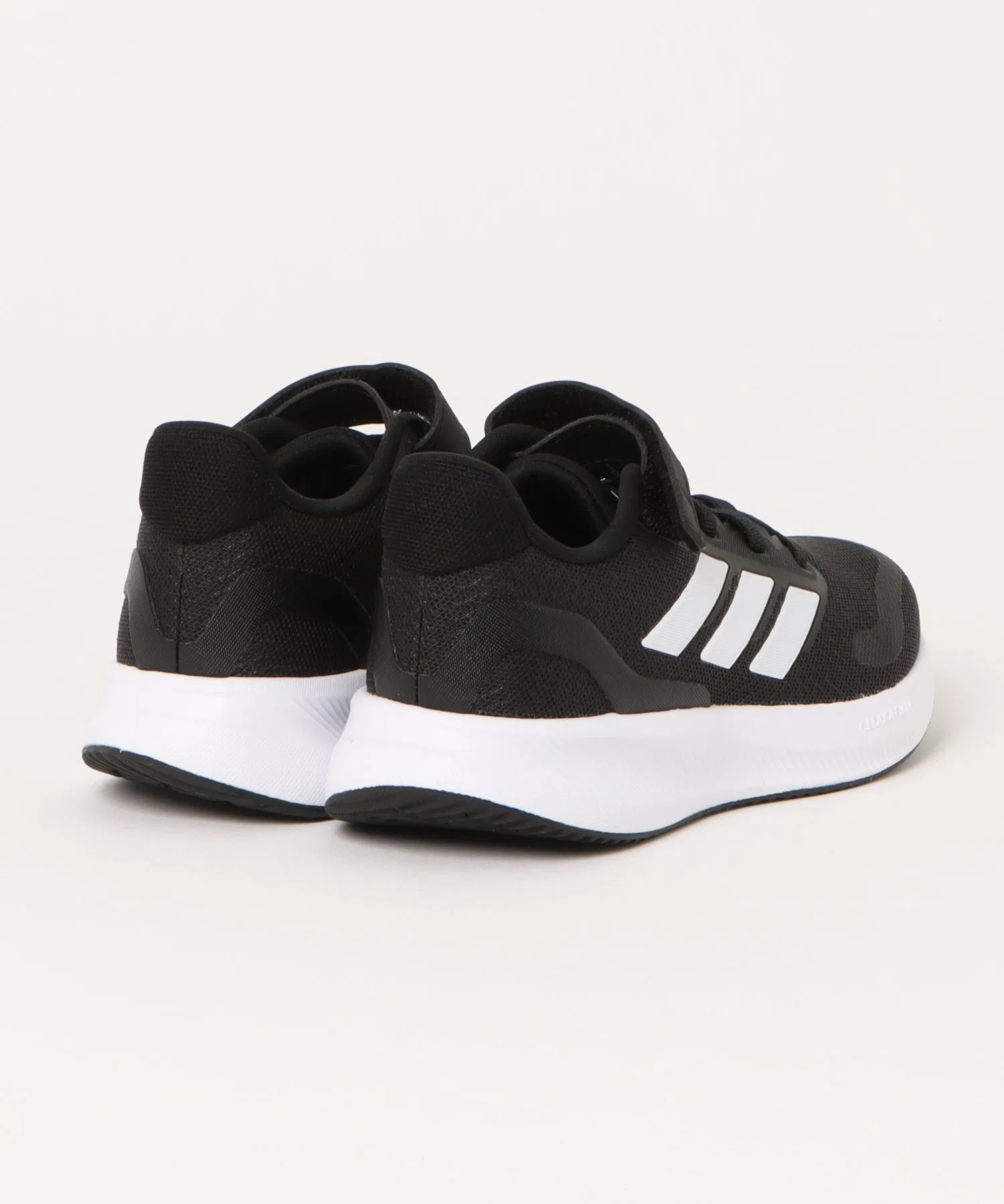 Детские кроссовки adidas CORE FAITO 5.0 EL C для бега, лёгкие, с липучками, чёрные — фото 2