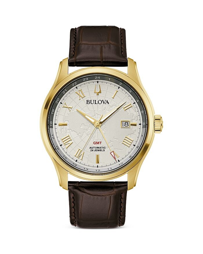 

Часы Classic Wilton GMT, 43mm Bulova, белый