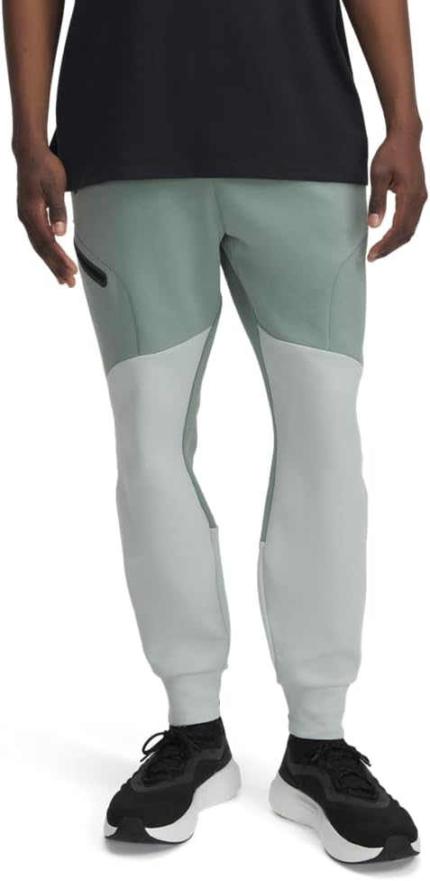 

Мужские спортивные брюки Under Armour Unstoppable Fleece, (348) Silica Green/Hydro Green/Black