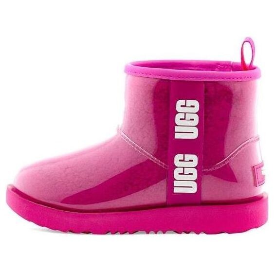 

Зимние ботинки классические прозрачные мини Ugg, розовый