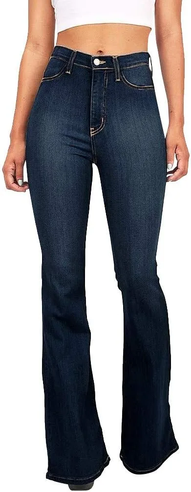 

Женские джинсы High Waist, Slim Fit, Flare JOFOW