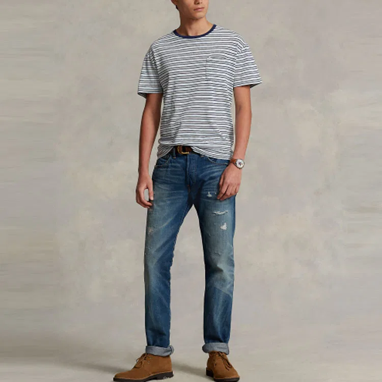 Футболка мужская Light Blue Polo Ralph Lauren — фото 3