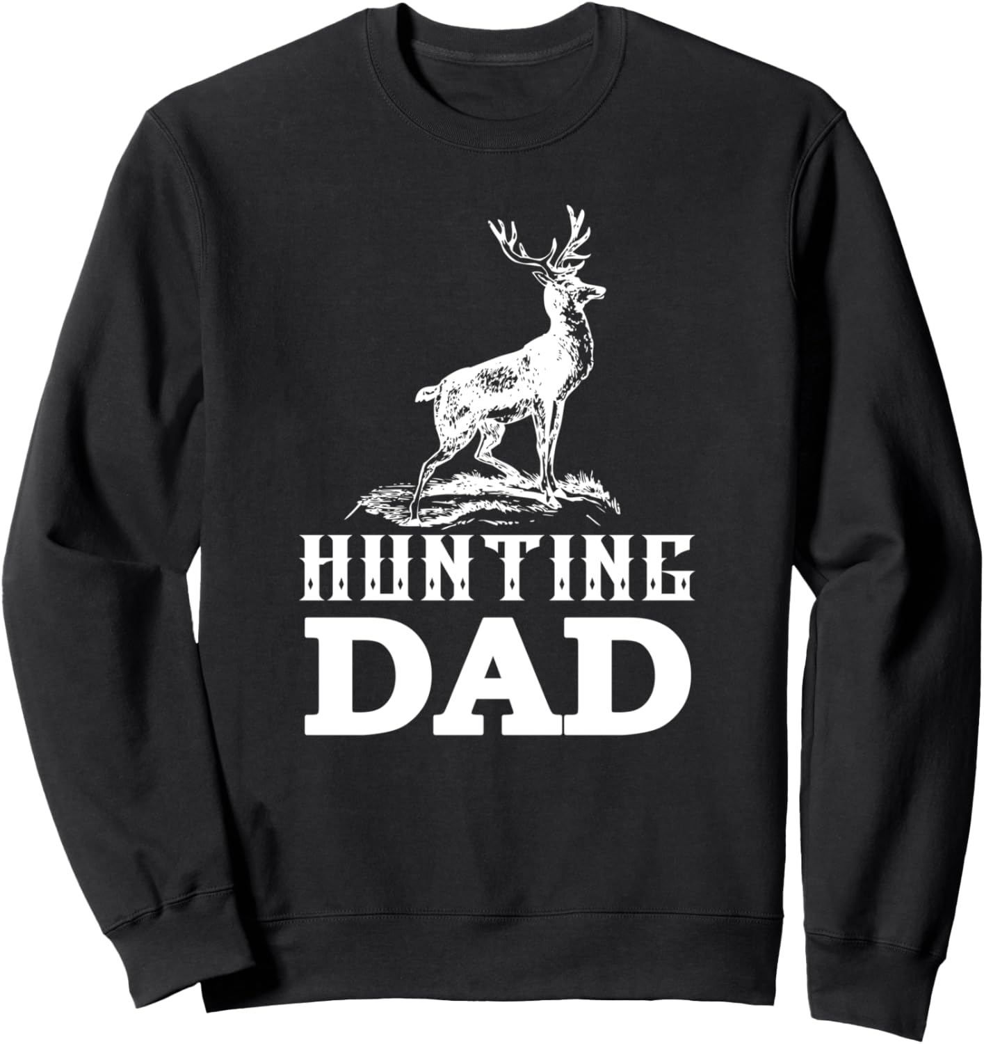 

Папа-охотник - Забавная толстовка охотника Hunting Dad, черный