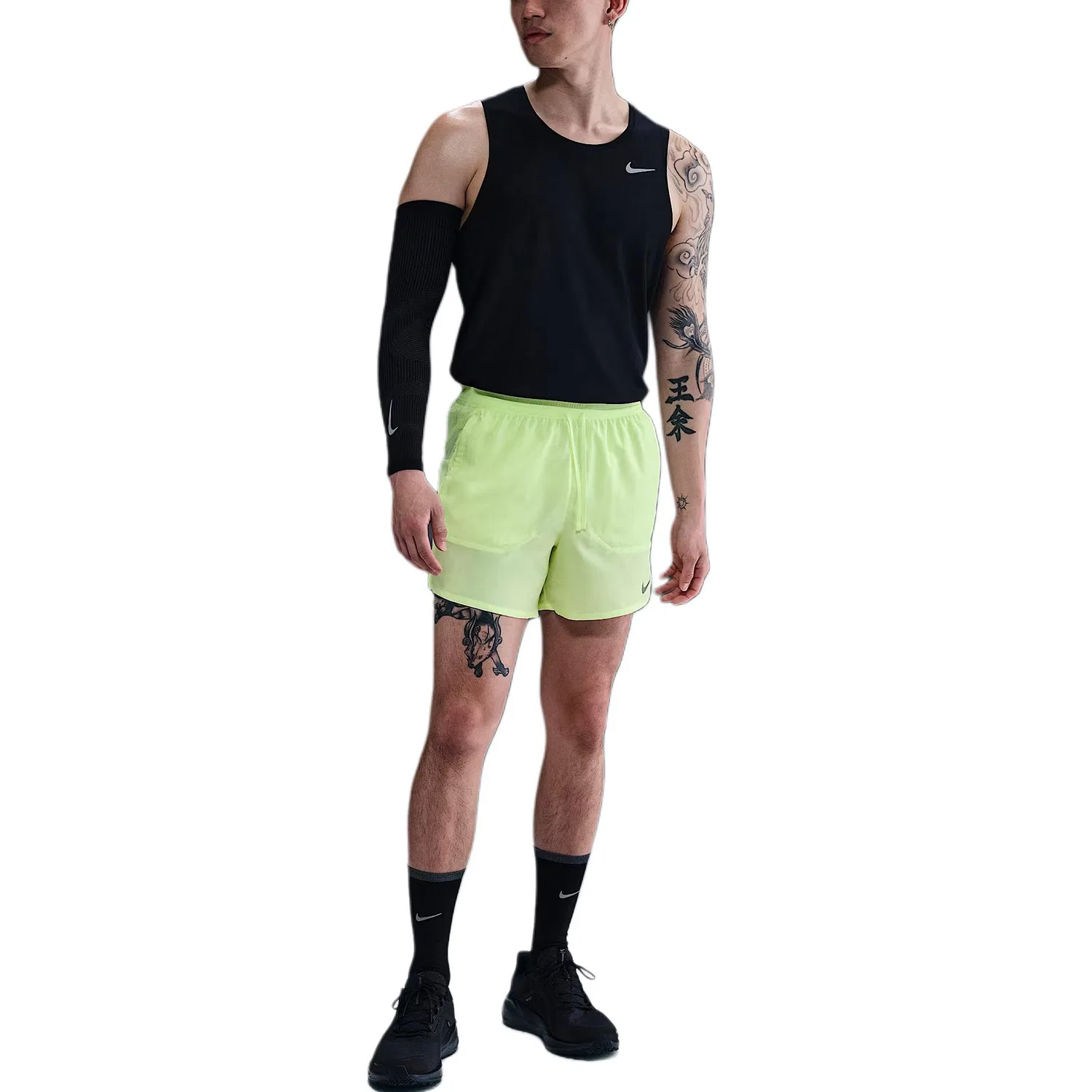 Спортивные шорты Dri-FIT Nike Yellow Green — фото 4