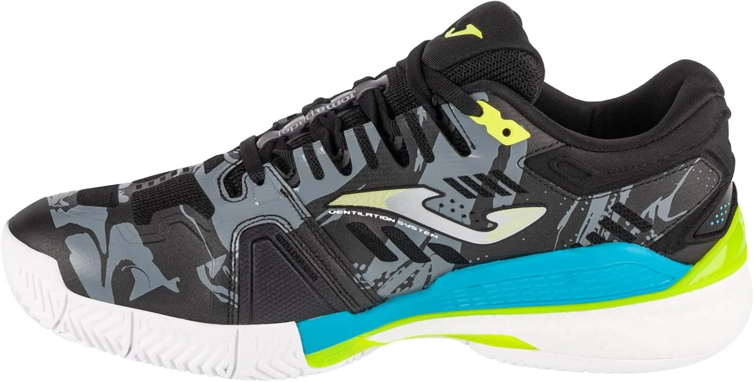 Кроссовки Joma Herren Tennis, Padel Shoes, Black — фото 2
