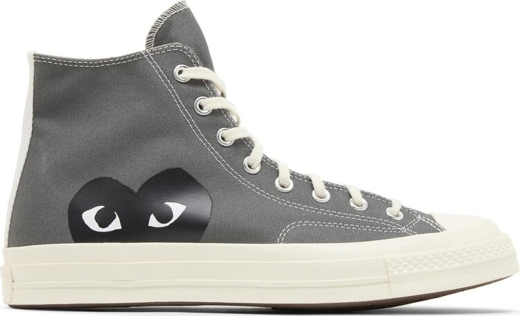 

Кроссовки Comme des Garçons PLAY x Chuck 70 High 'Steel Gray' 2023, серый