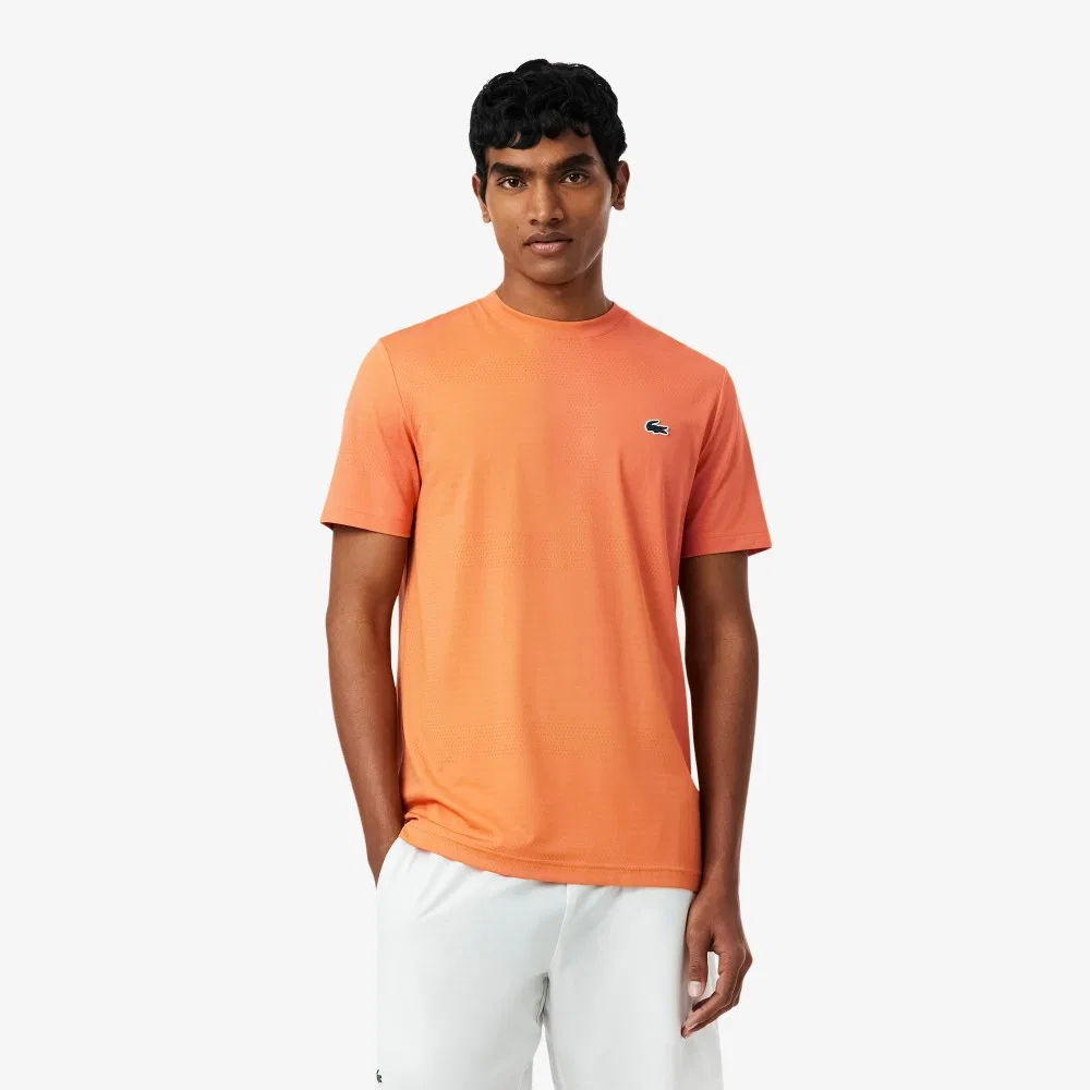 Мужская футболка Tennis Player оранжевая от Lacoste