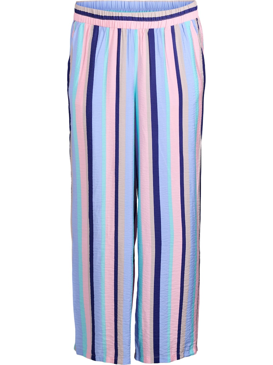 

Широкие брюки Zizzi Efina, темно-синий/аквамарин/светло-голубой