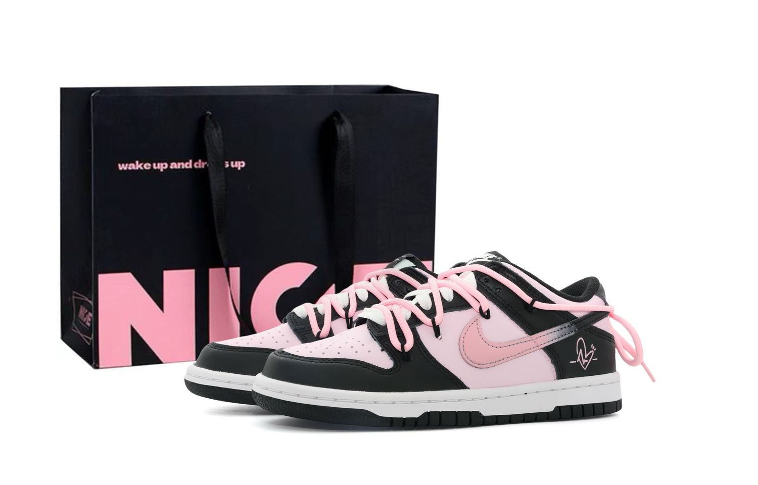 

Nike Кроссовки для скейтбординга Dunk Cardiac Trajectory с амортизацией, износостойкими и дышащими свойствами, низкие, унисекс, цвет Mia Pink