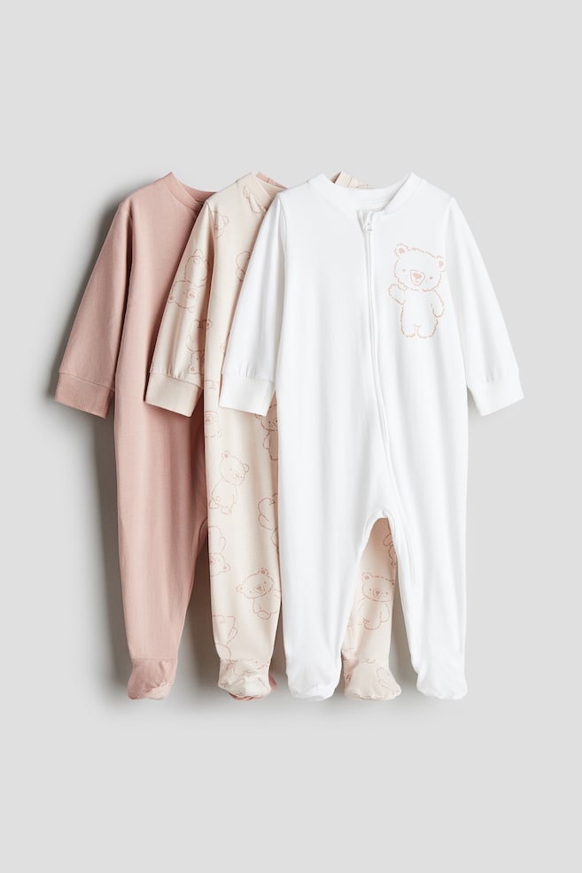 

Упаковка из 3 пижам на молнии H&M, мультиколор