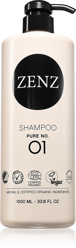 

Чистый увлажняющий шампунь № 01 без отдушек Zenz Organic, 1000 мл